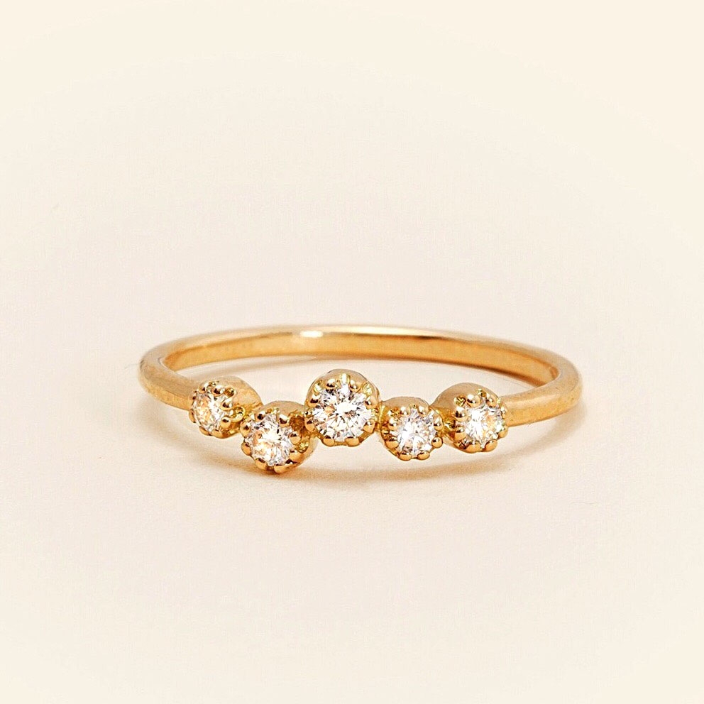 Bague Or Jaune 18 Carats, Diamant