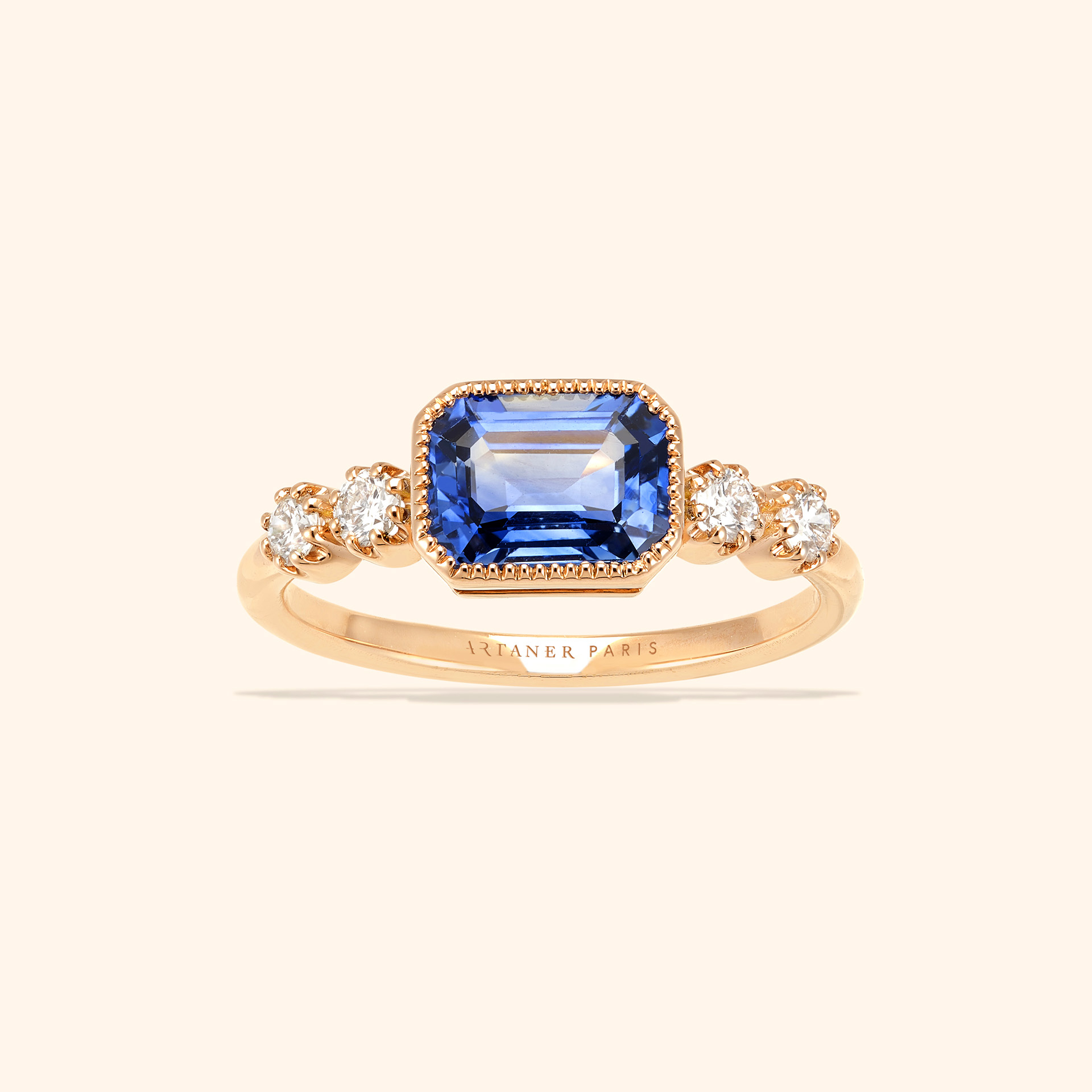 Bague ANTOINETTE SAPHIR BLEU