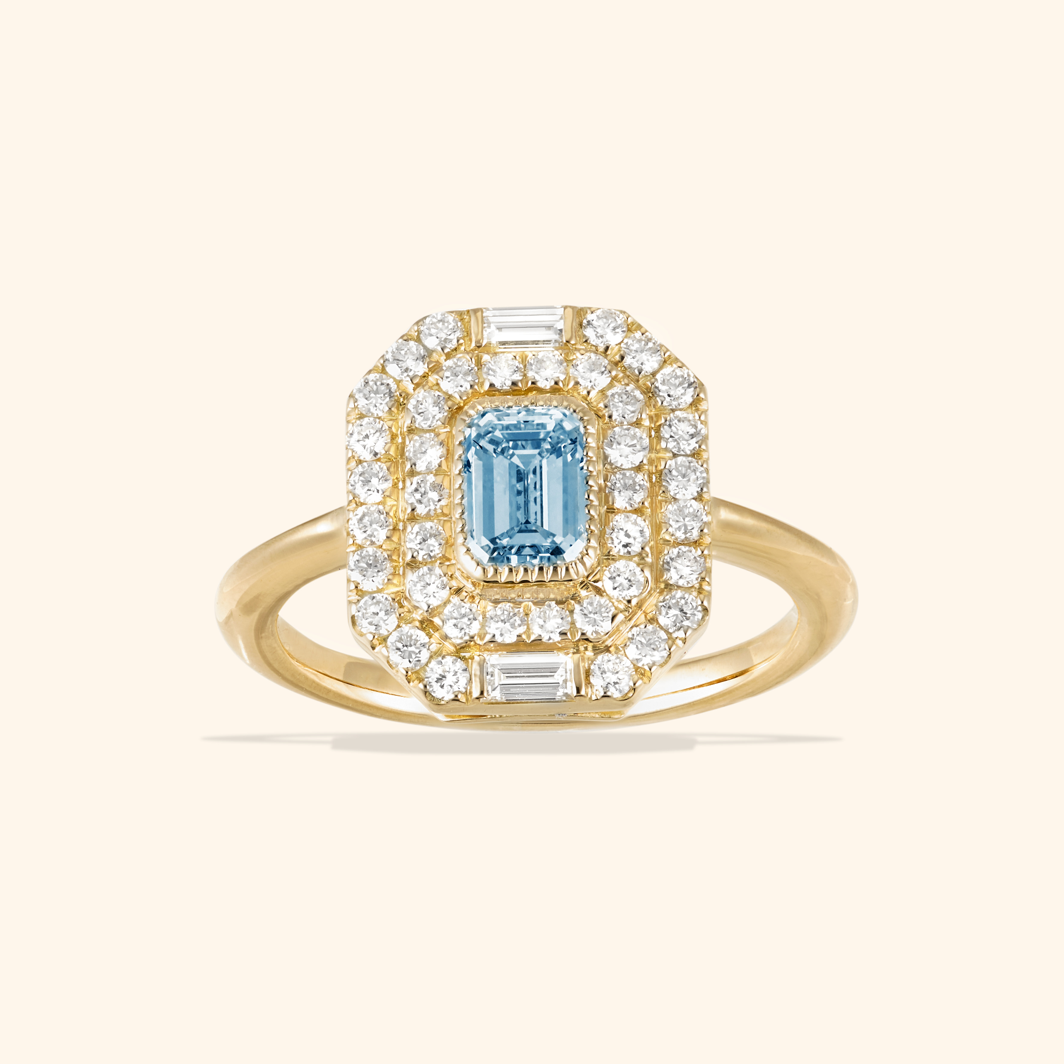 BAGUE RAPHAËLLE AIGUE MARINE - Maison Artaner