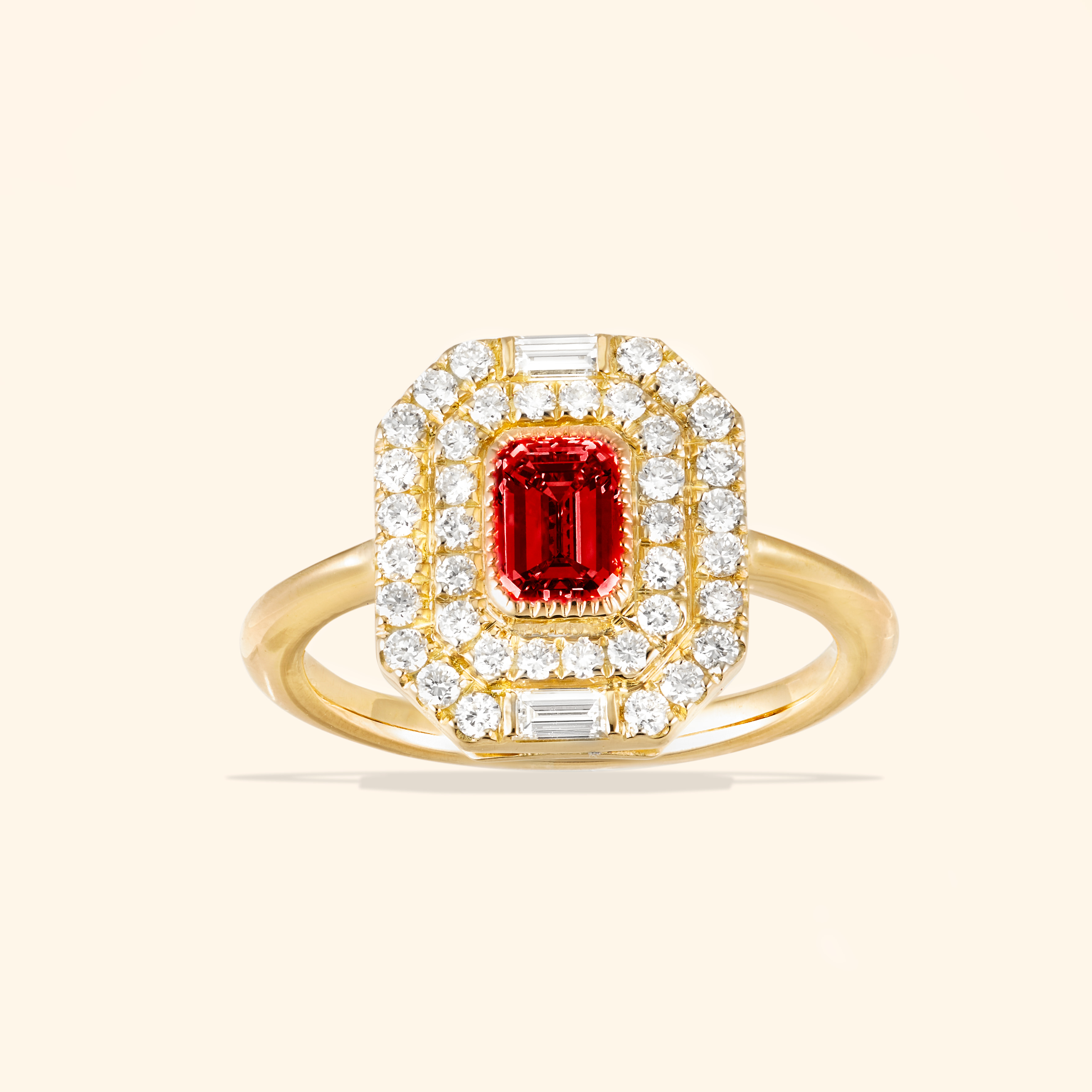 BAGUE RAPHAËLLE GRENAT - Maison Artaner