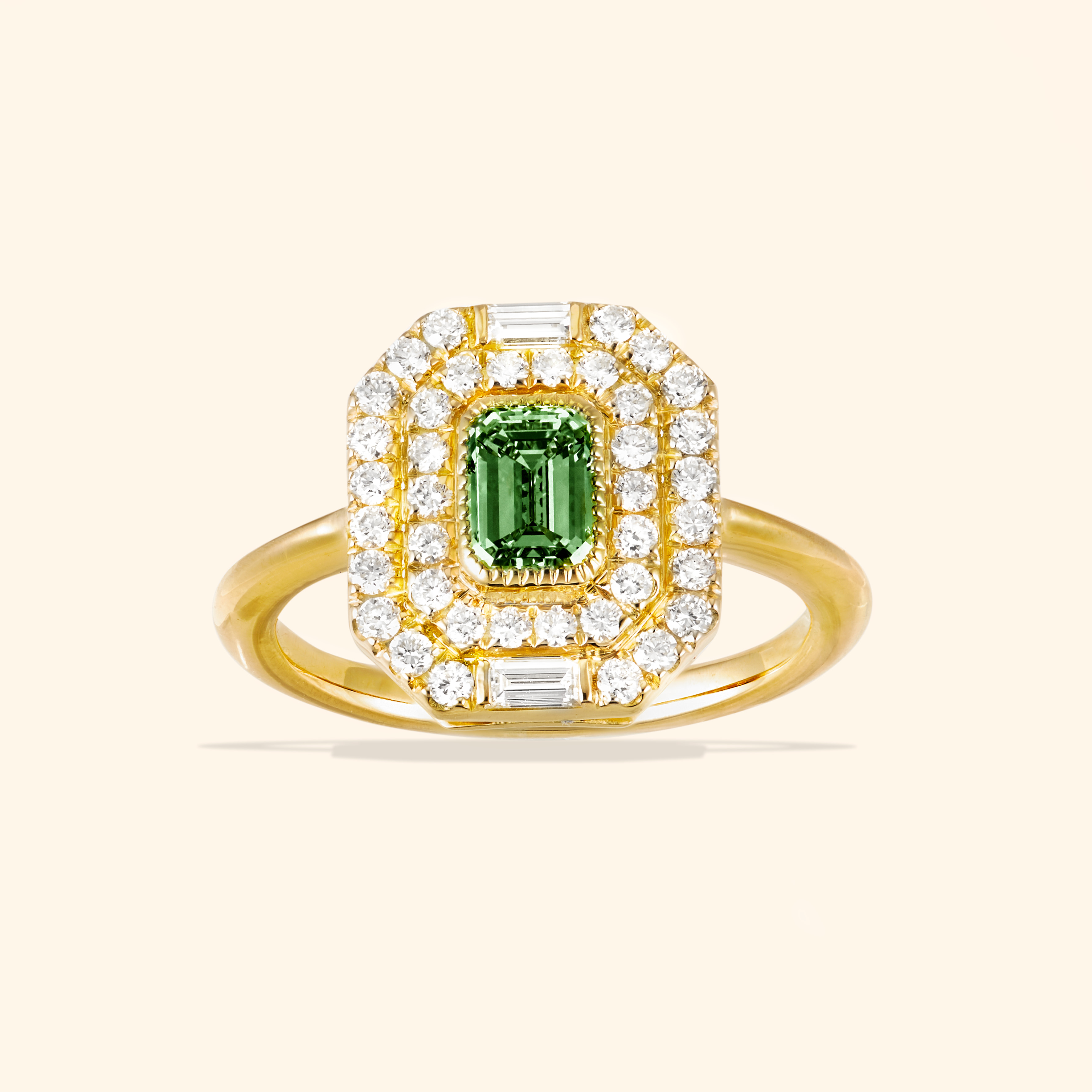 BAGUE RAPHAËLLE SAPHIR VERT