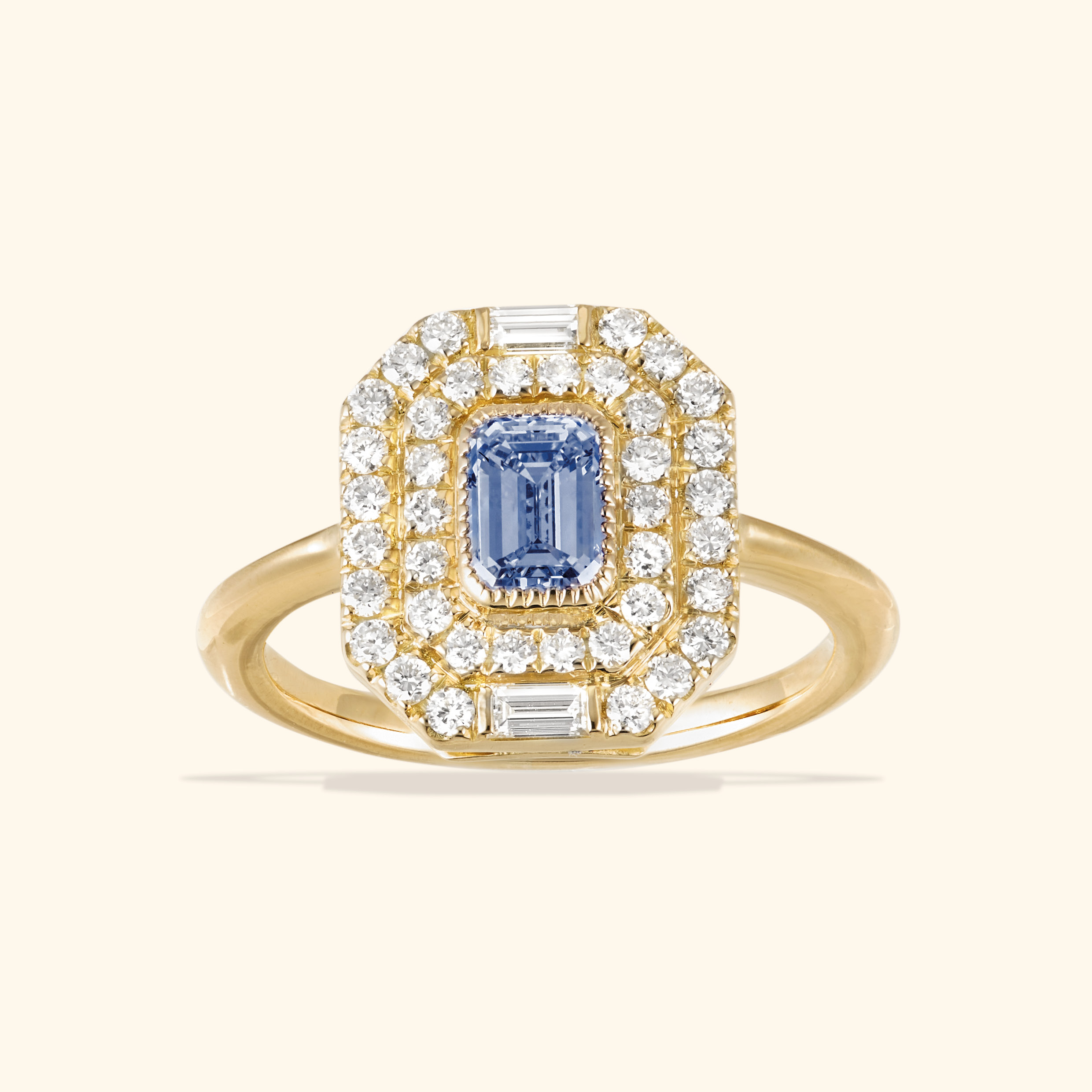 BAGUE RAPHAËLLE BLEU - Maison Artaner