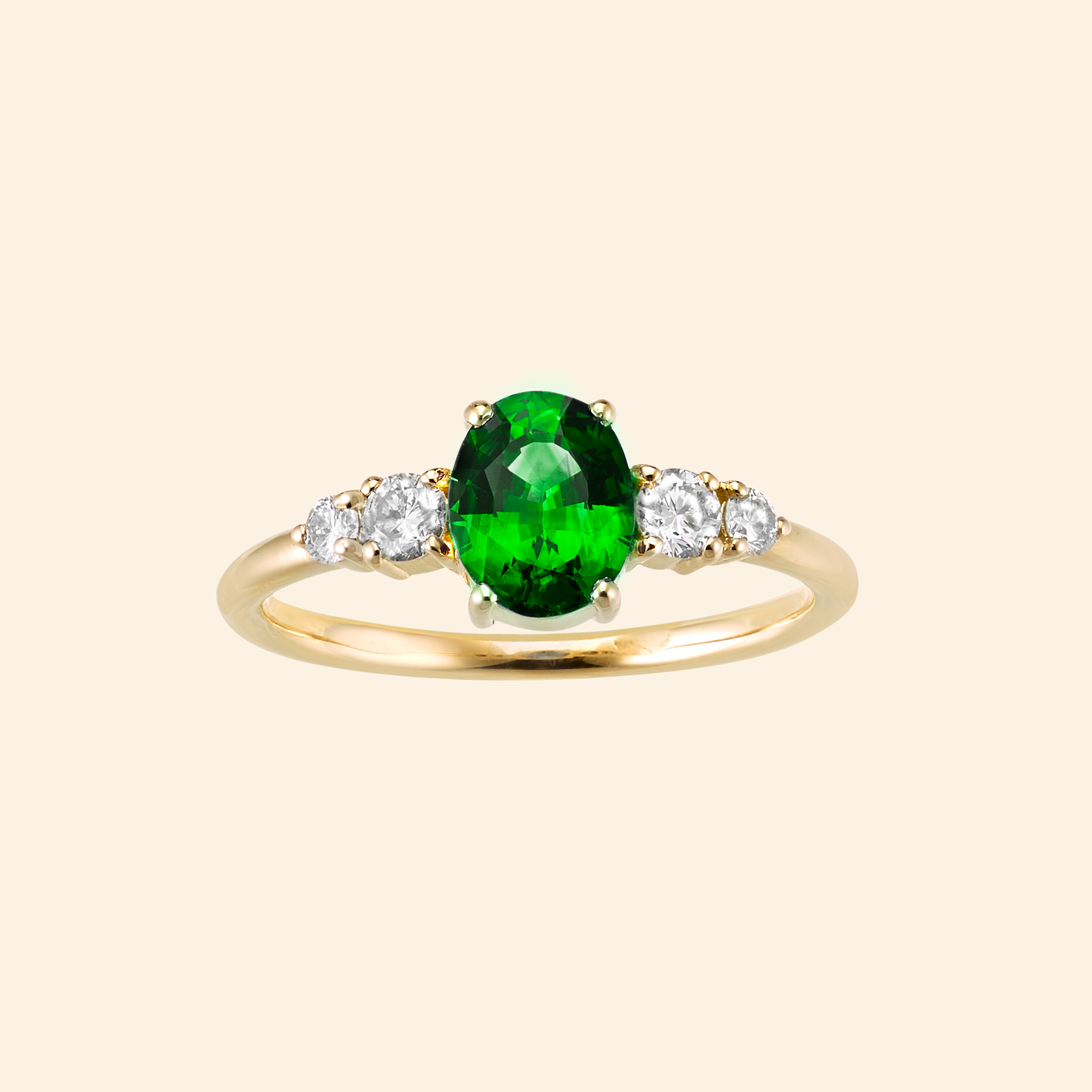 BAGUE OLVERA TSAVORITE - Maison Artaner