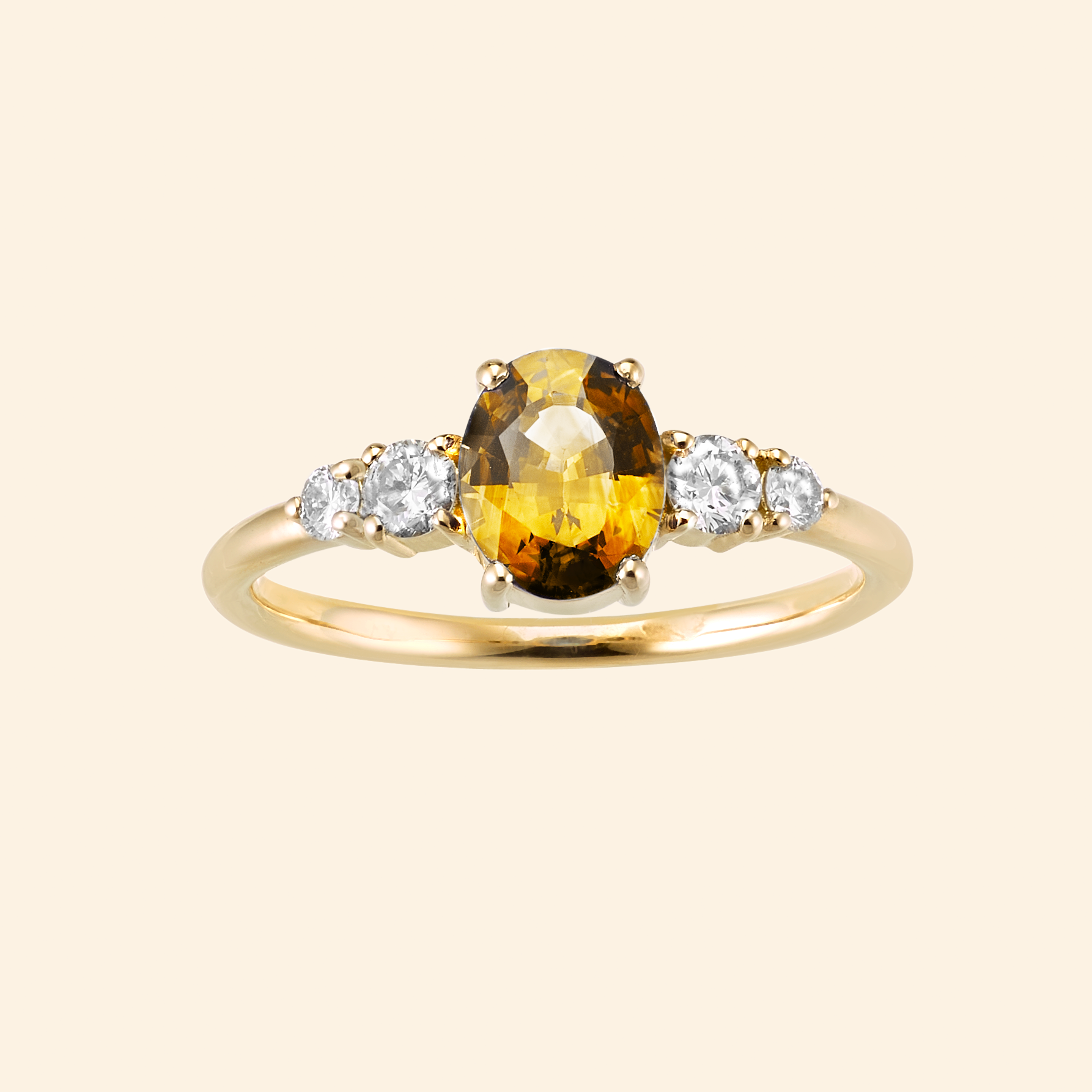 BAGUE OLVERA CITRINE - Maison Artaner