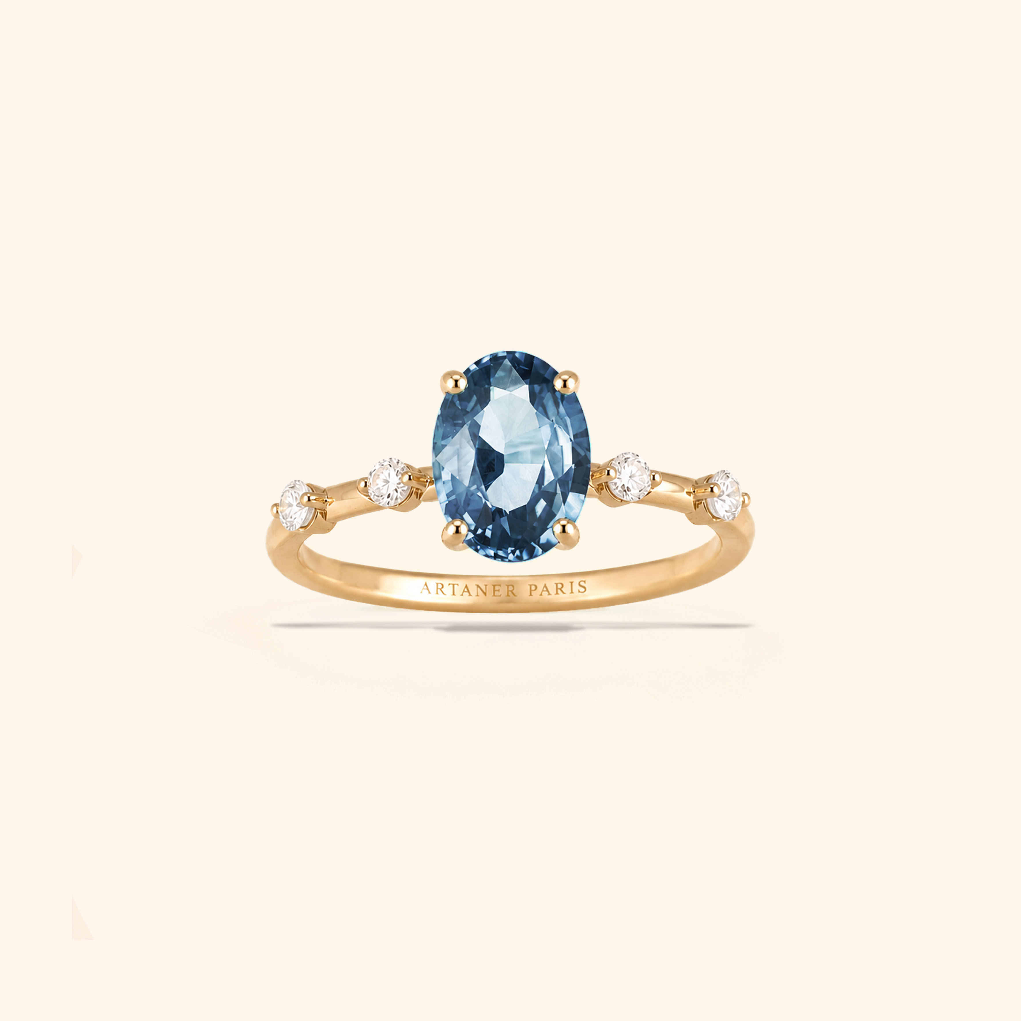 Ines Saphir Bleu Gris - Maison Artaner