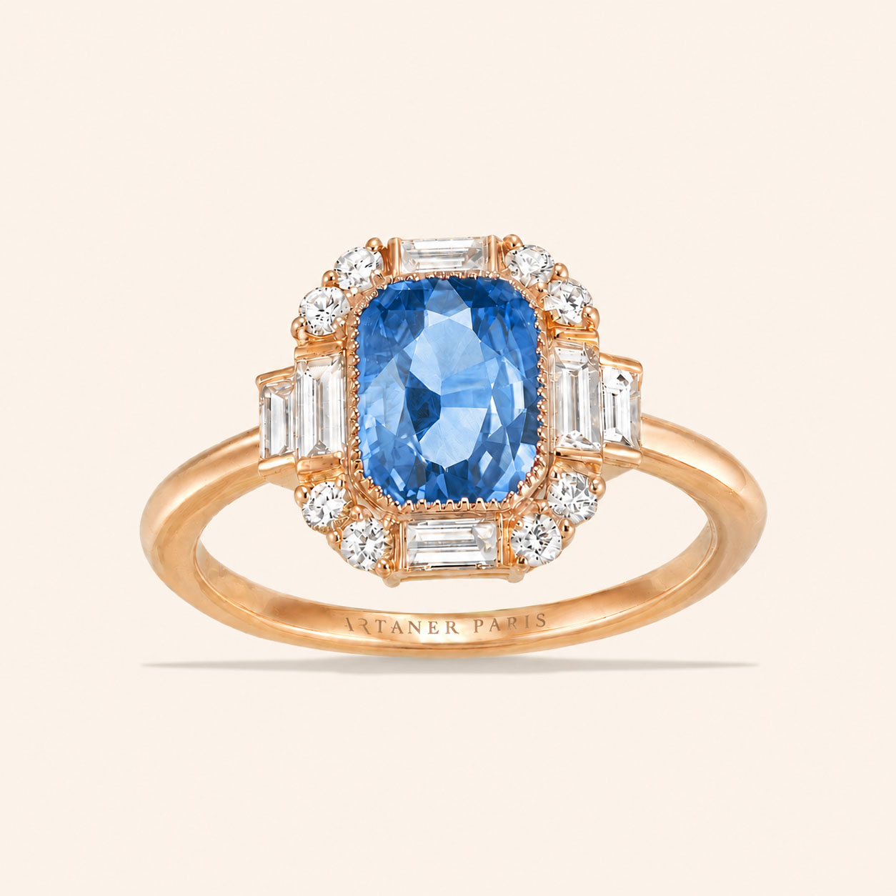 Amalfi Saphir Bleu Clair - Maison Artaner