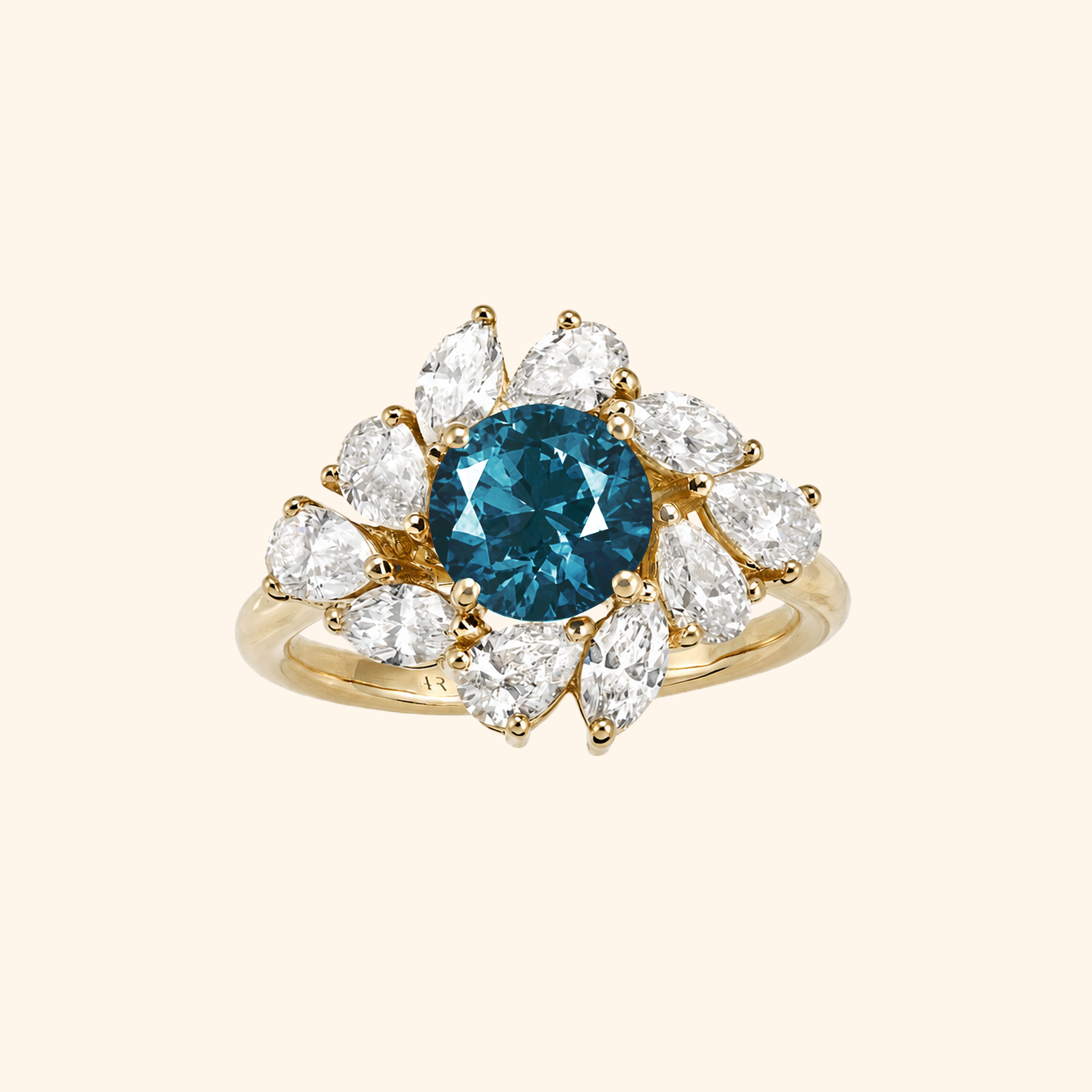 Agathe Saphir Bleu Teal - Maison Artaner