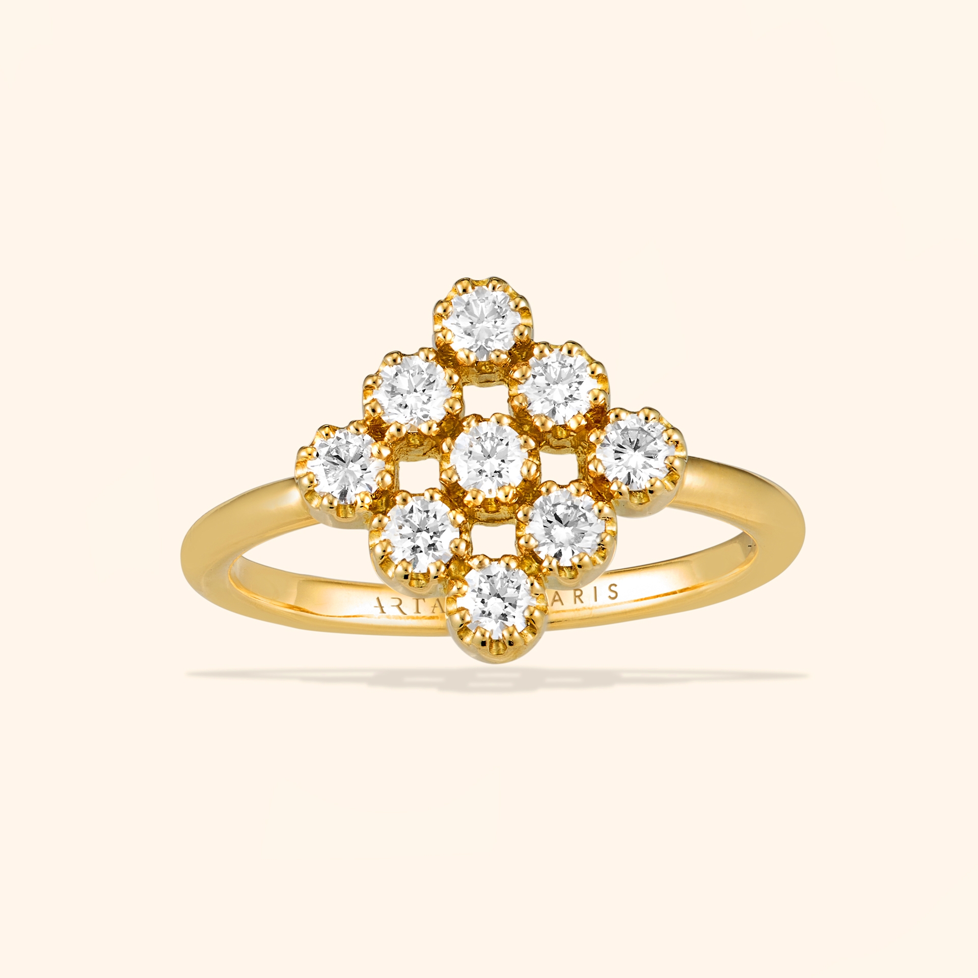Bague Or Jaune 18 Carats, Diamant