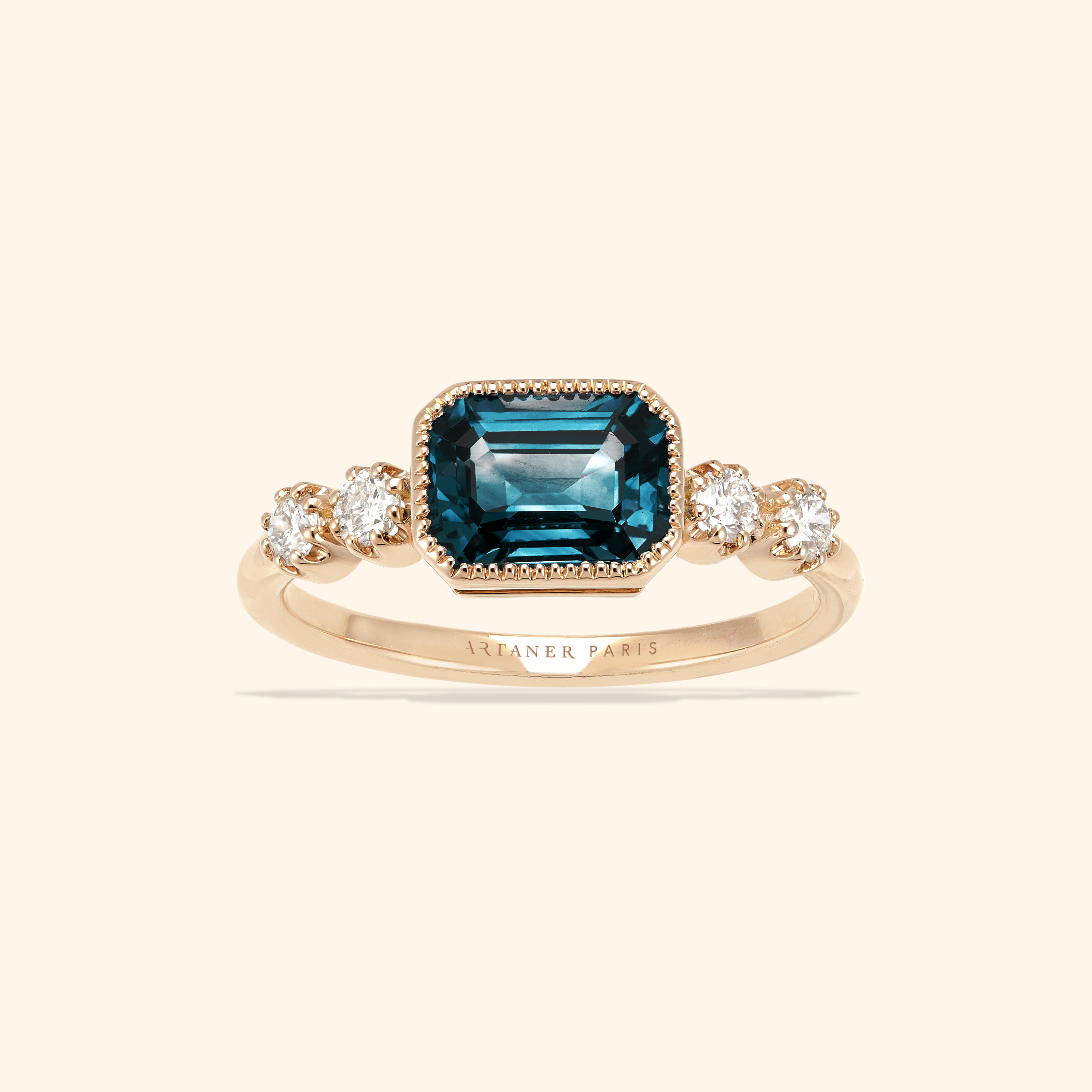 Antoinette Saphir Bleu Teal - Maison Artaner